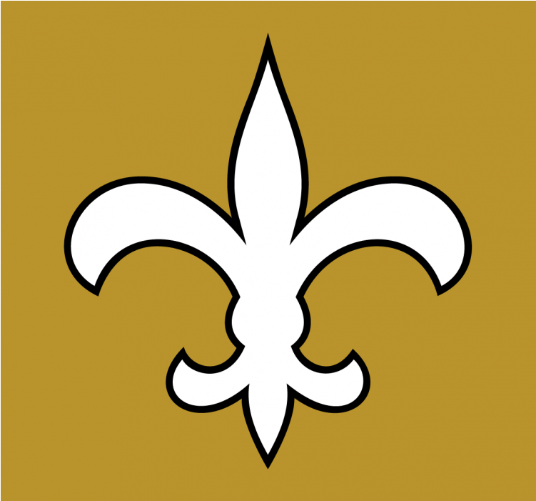 New Orleans Saints Iron On Stickers And Peel-off Decals - Emblem (750x930), Png Download