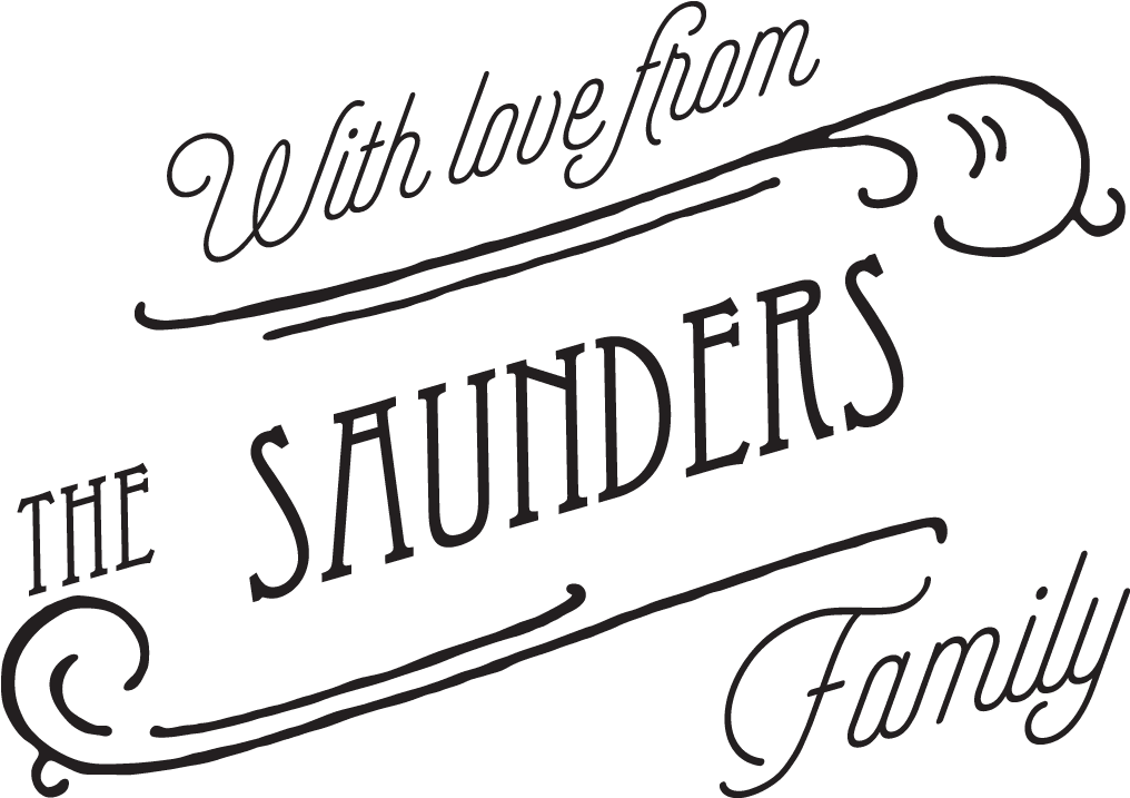 Love From The Family, Diagonal Flourish - Calligraphy (1200x1200), Png Download