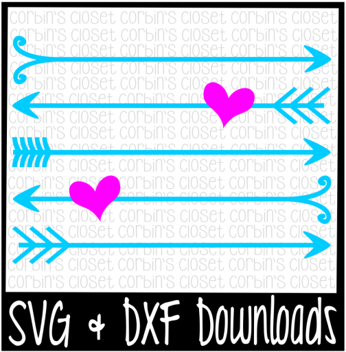 Free Arrows * Heart * Valentine * Valentine's Day Cutting - Heart (800x532), Png Download