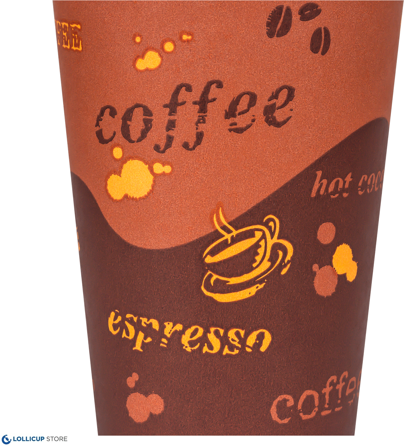 Karat 12oz Paper Hot Cups - White Coffee (1500x1500), Png Download