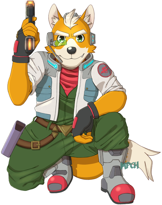 He's Foxay Fox Mccloud - Cartoon (680x680), Png Download