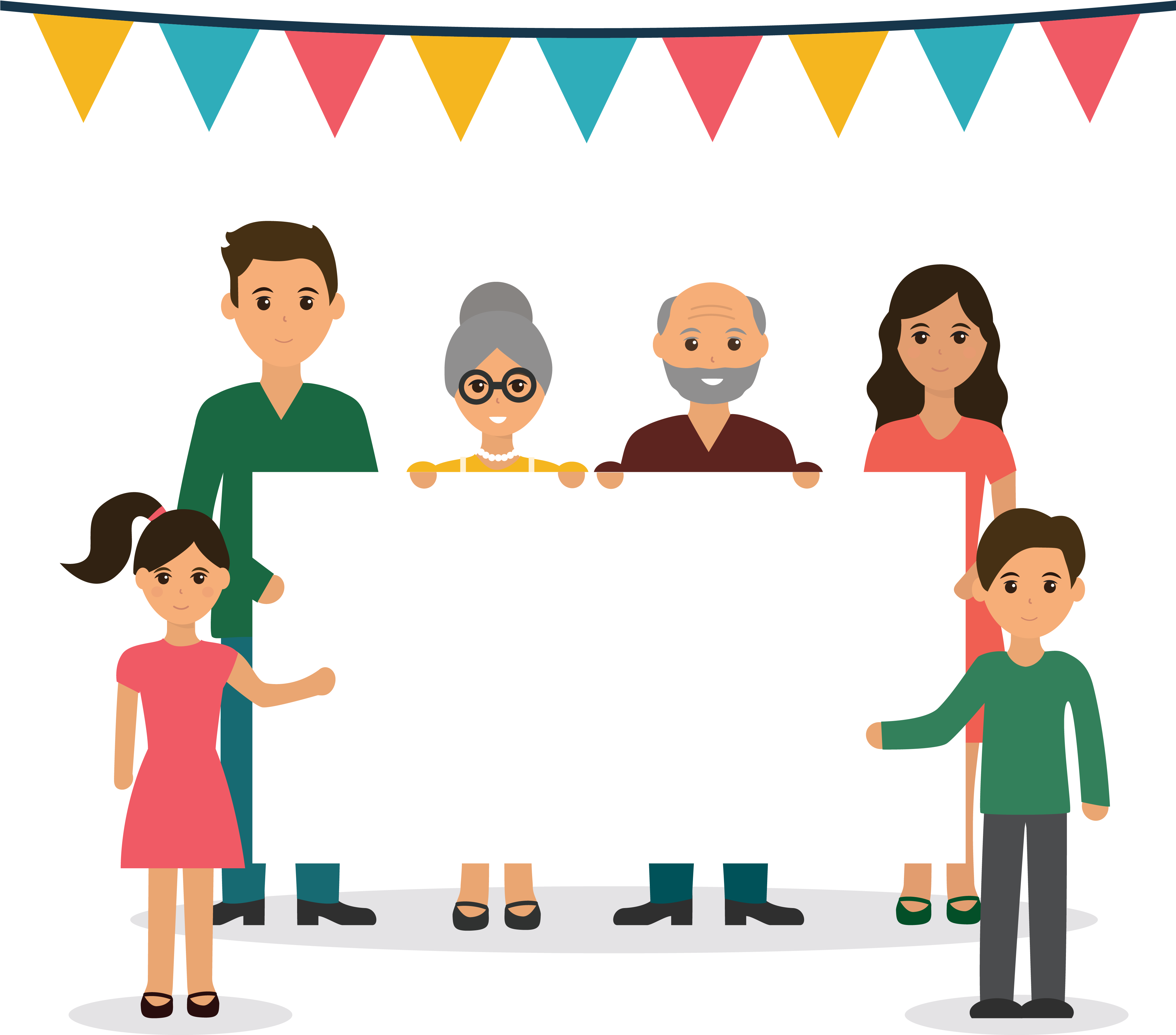 Wedding Invitation Family Day Child Family Reunion - Clip Art Family Day Png (4167x4167), Png Download