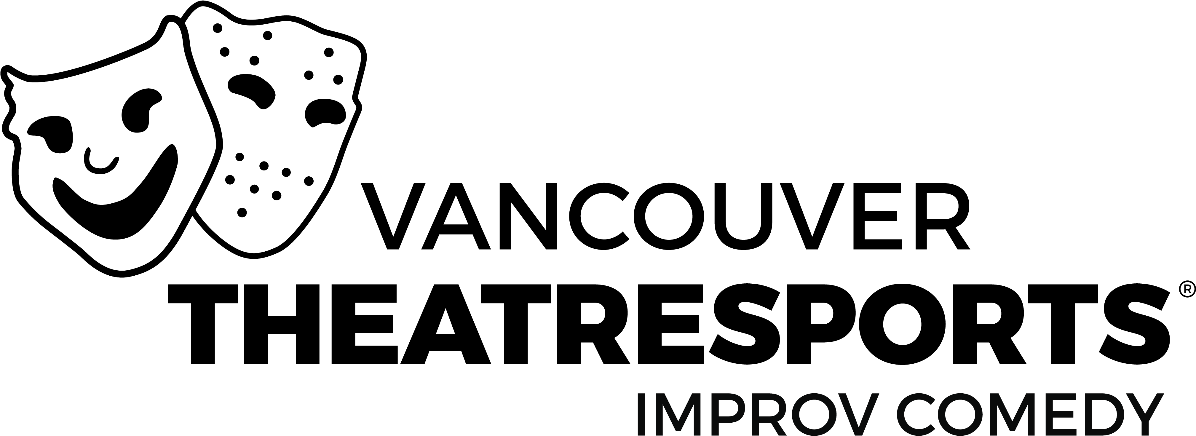 Help Spread The Word - Vancouver Theatresports Logo (4034x1520), Png Download