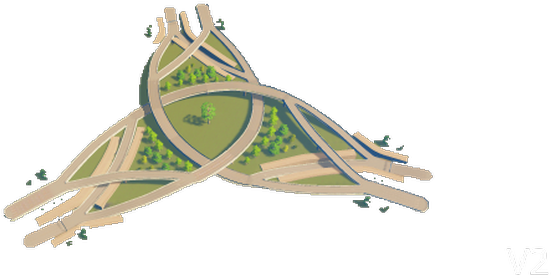 Triquetra Interchange V2 - Illustration (800x447), Png Download
