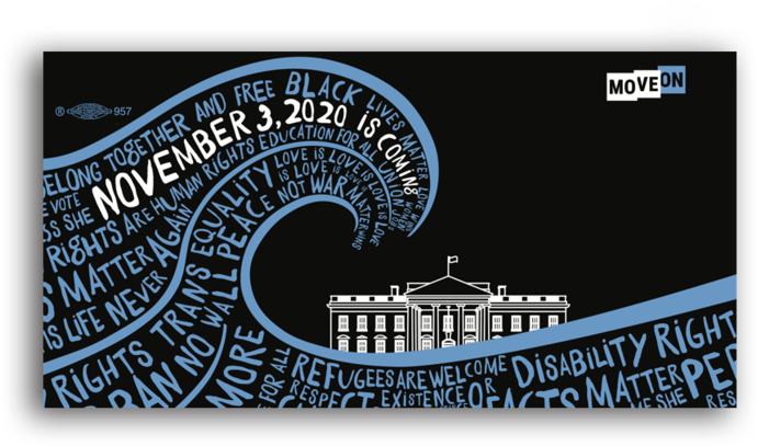 Blue Wave Rectangle Front V=1542293606 - Graphic Design (1024x542), Png Download