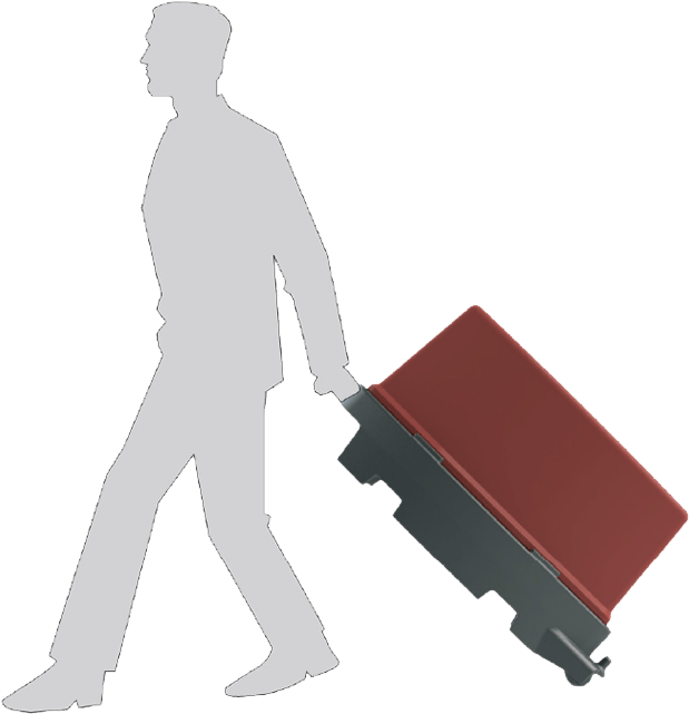 Road Runner Left - Ergonomic Road Barrier (700x700), Png Download