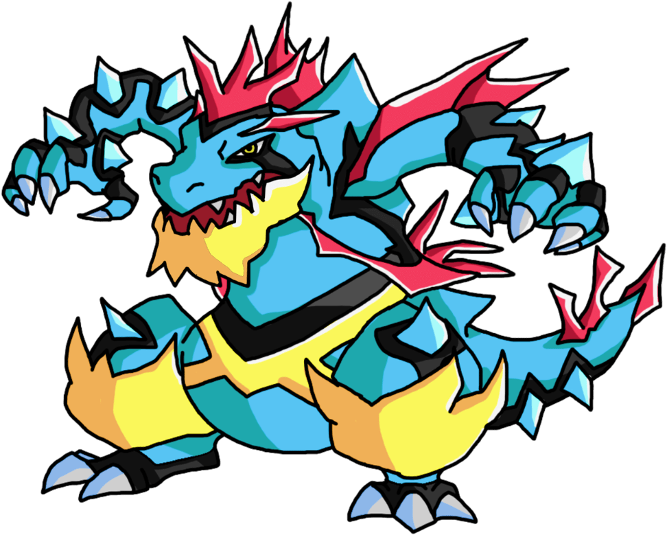 Sparkusthunderbolt - Feraligatr (1000x800), Png Download