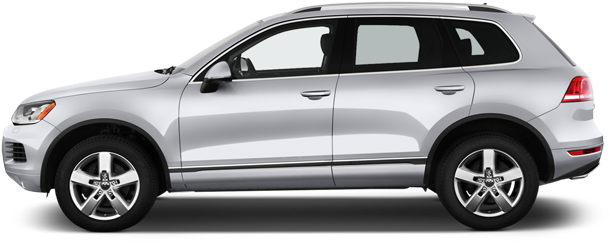 Volkswagen Touareg Comfortline - 2011 Nissan Murano Side View (640x480), Png Download