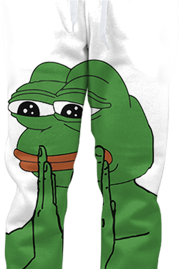 Pepe The Frog Joggers All Over Print Apparel Getonfleek - Trousers (1368x855), Png Download