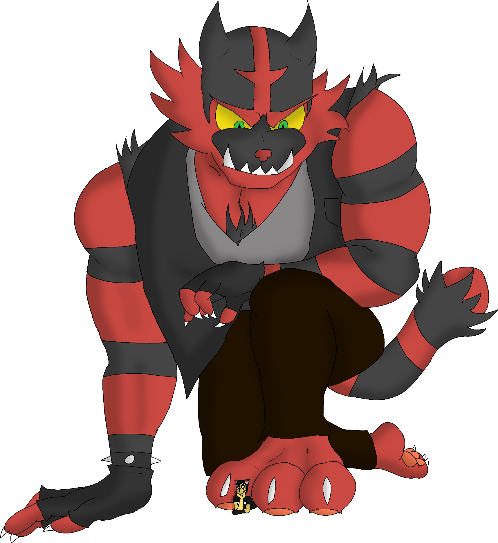 Cat Can Catch Cat - Illustration (2000x2000), Png Download