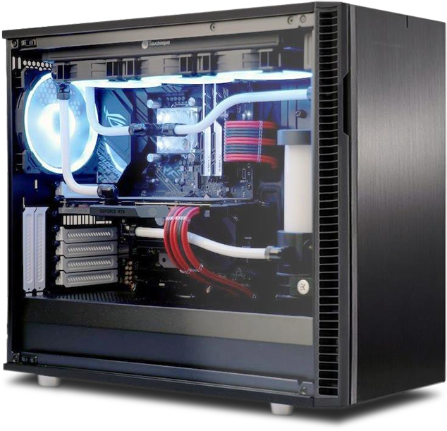 Glados - Computer Case (650x650), Png Download