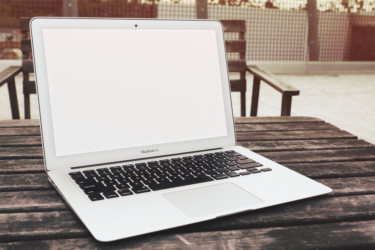 Macbook Air Table 2 - Fondo De Un Escritorio (1280x853), Png Download