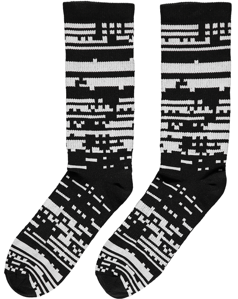 Theory Of Machines 11 Black Socks Top V=1513011337 (1588x1750), Png Download