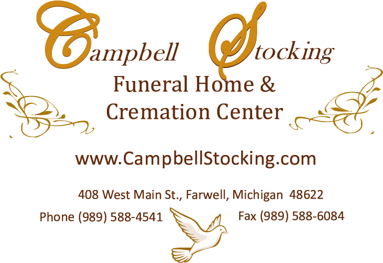 Campbell Stocking Funeral Home & Cremation Center - Calligraphy (1050x754), Png Download