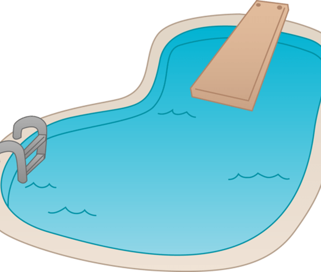Pol Clipart - Swimming Pool Clipart (640x542), Png Download