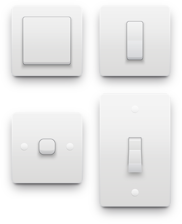 Light Switch Png - Light Switch (615x758), Png Download