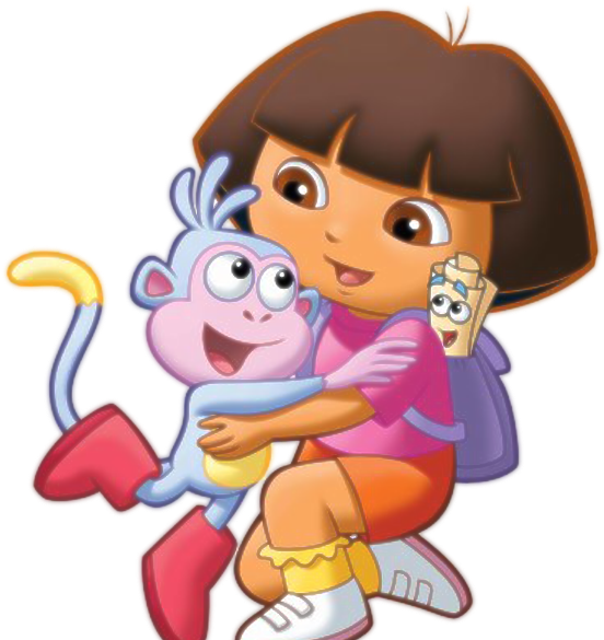 Download Dora The Explorer With Boots Dora And Boots Hug Full Size