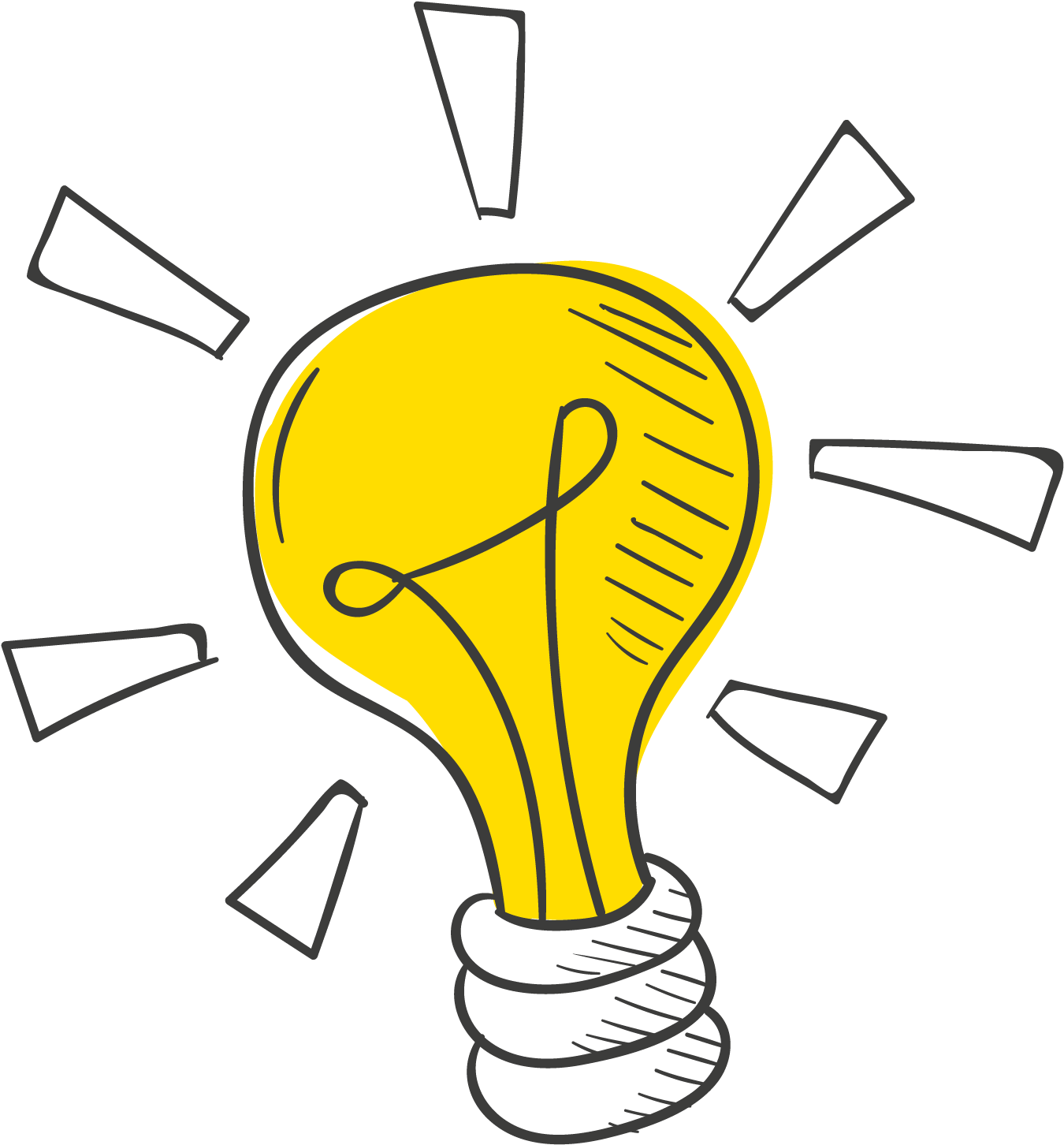 Light Idea Bulb Incandescent Download Hd Png Clipart - Light Idea Png (2111x2498), Png Download