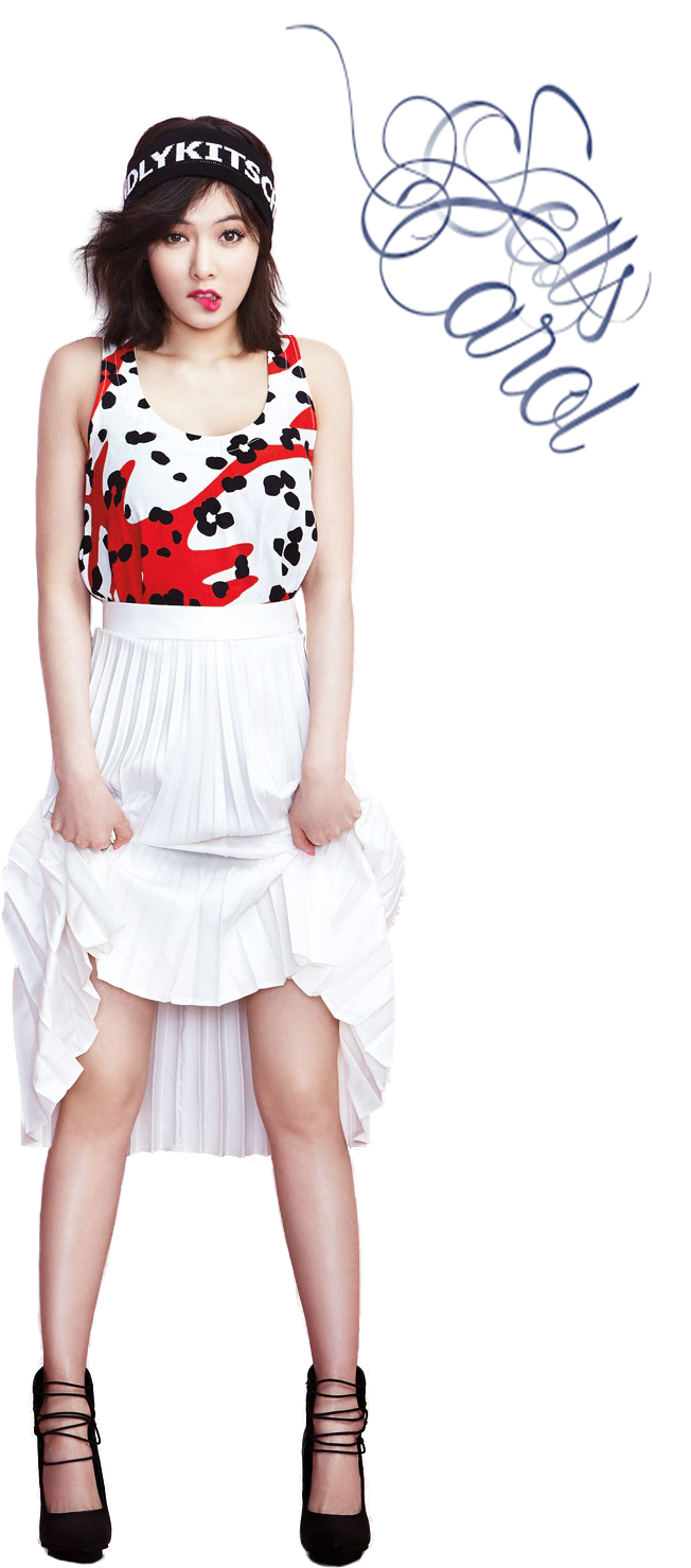 Xanthin Gewichtsverlust Pille - Hyuna Renders (652x1479), Png Download