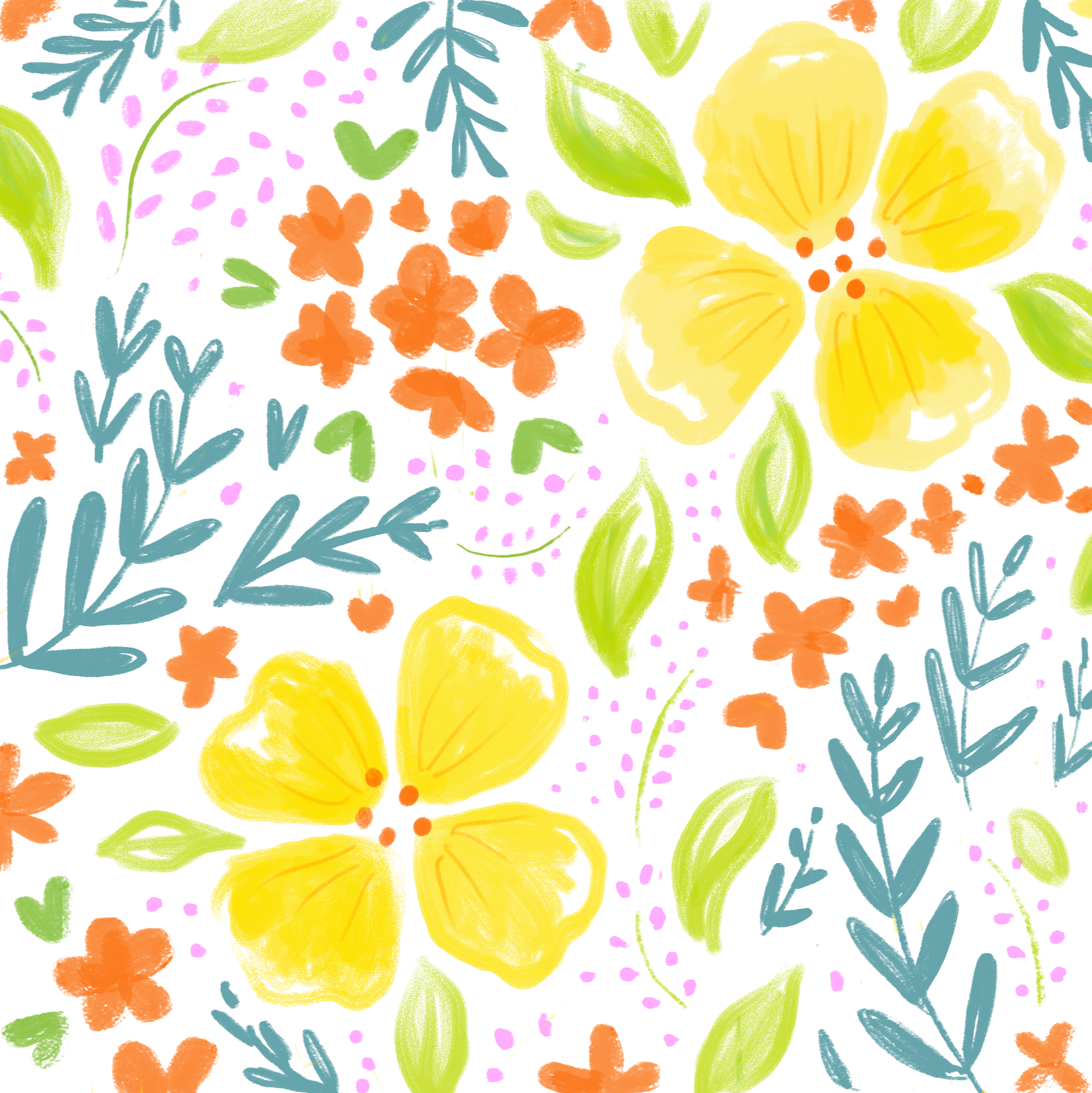 Paper Pattern Design Floral (2099x2100), Png Download