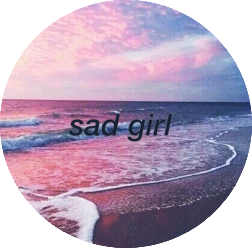 Tumblr Interesting Sad Girl Beach Waves Freetoedit - Beach Wallpaper Pink (1024x1008), Png Download