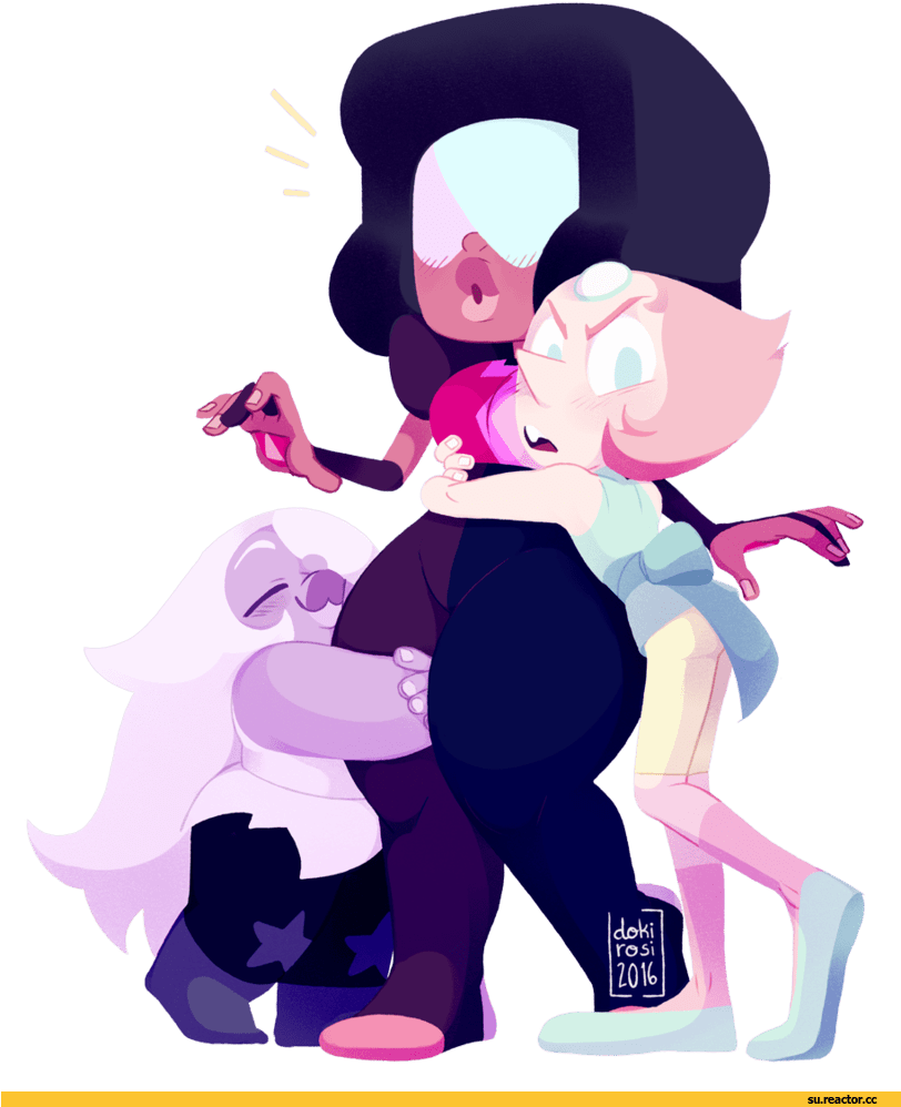 Steven Universe Garnet Su Su Amethyst Su Pearl Su Su - Weirdlyprecious Art (811x1020), Png Download