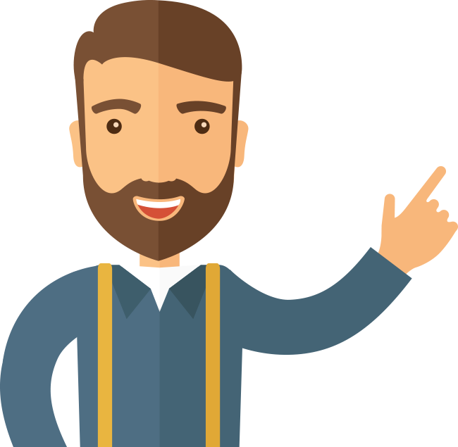 Develop A Successful T - Man With Smartphone Vector (650x635), Png Download