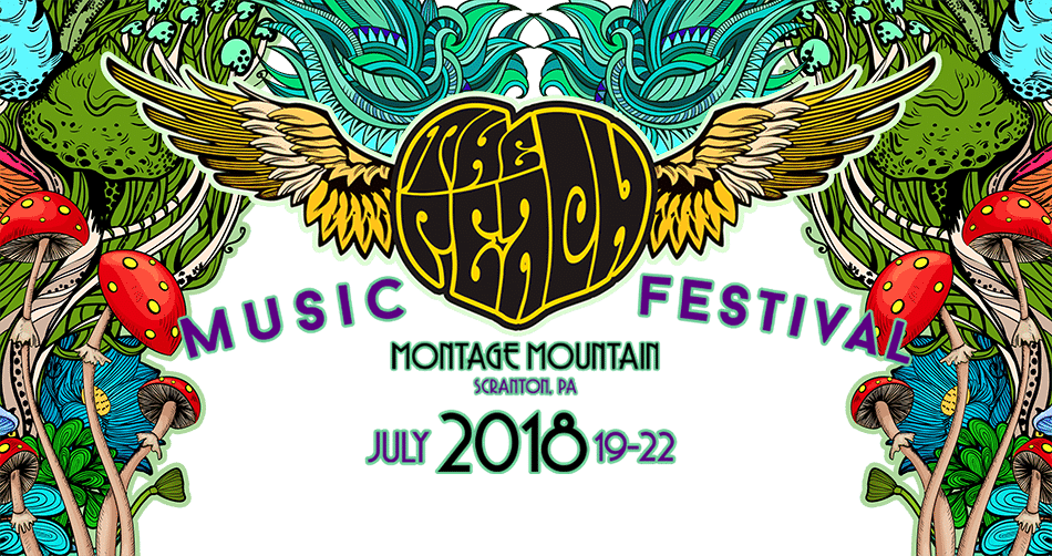 Peach Festival Montage Mountain Scranton Pa July 19 - Peach Music Festival Logo (950x502), Png Download