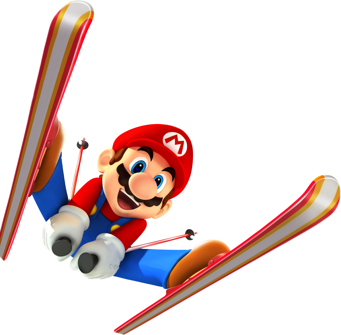 Mario Image - Mario And Sonic At The Olympic Winter Games Mario (1193x1171), Png Download