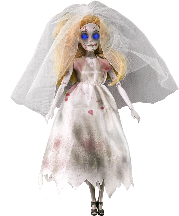Party City Zombie Bride Doll (1000x1000), Png Download