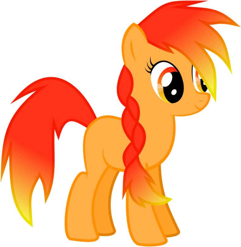 This Is Fireblast She Is Still A Blank Flank Because - Peach Cream Mlp Oc (884x904), Png Download
