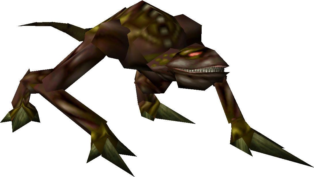 It Has Long, Thin Legs Used For Jumping, Sharp Claws - Turok Dinosaur Hunter Creatures (1310x904), Png Download