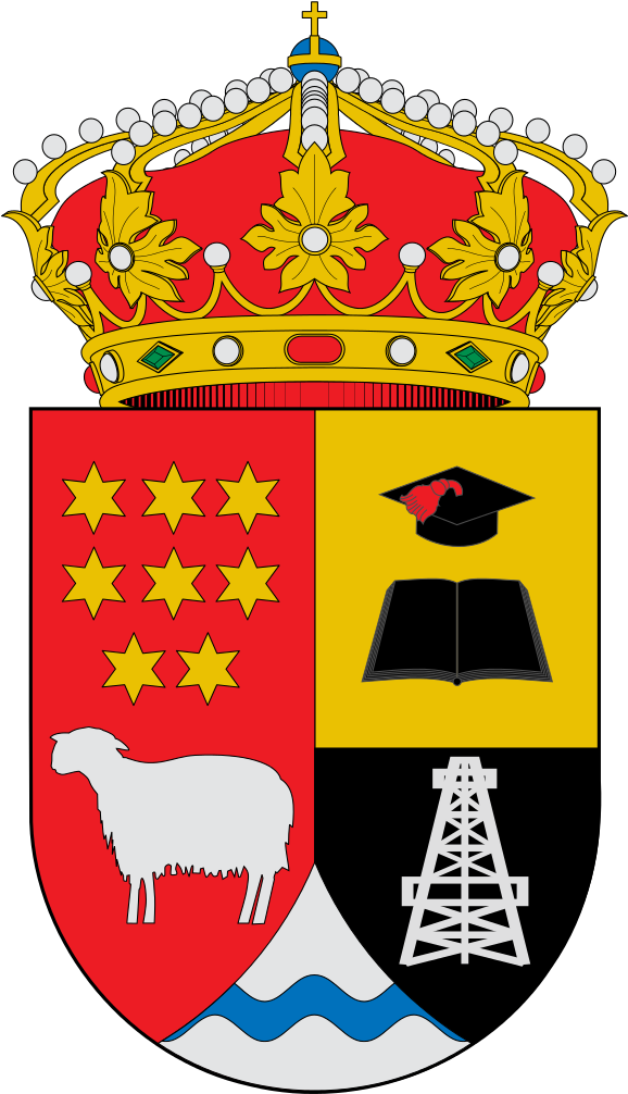 Escudo De Sargentes De La Lora - Escudo De Fuentepelayo (577x1023), Png Download