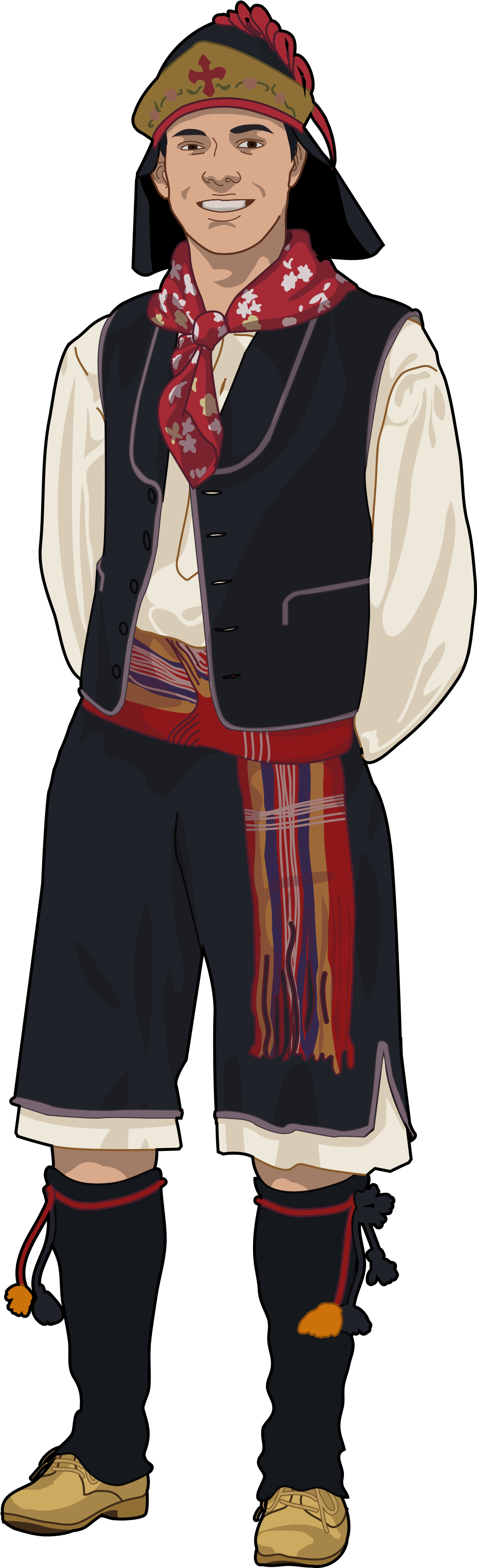 Traje Típico De Lanzarote Hombre - Ropa Tipica De Lanzarote (2480x3508), Png Download