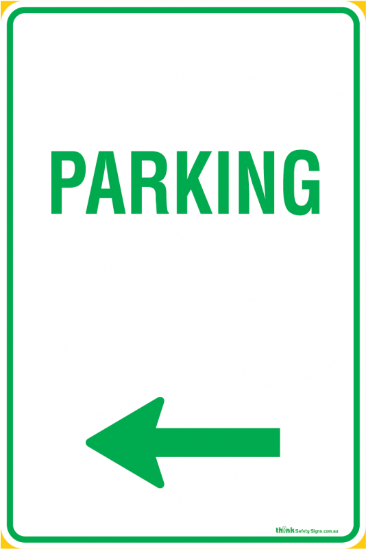 Parking Arrow Left - Sign (800x800), Png Download