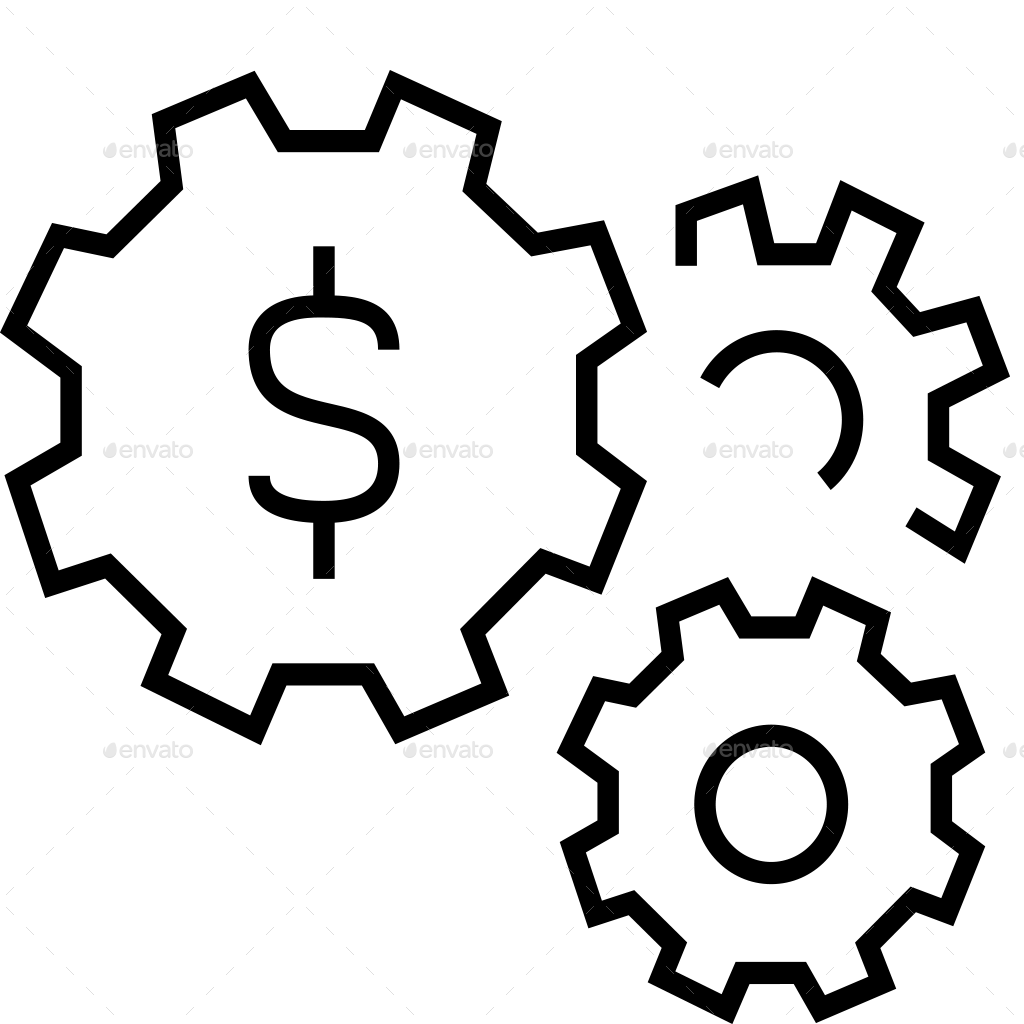 30 Finance Line Icons (1024x1024), Png Download