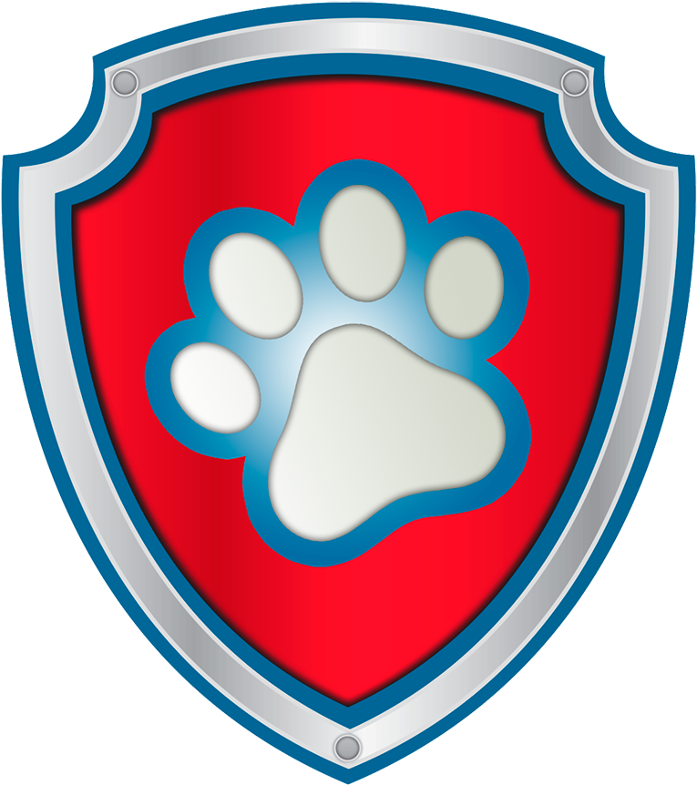 Pawpatrolescudo - Paw Patrol Logo Png (801x900), Png Download