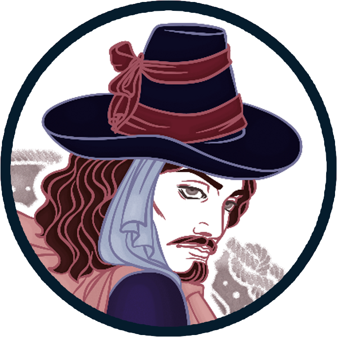 Luigi Vampa - Illustration (685x685), Png Download