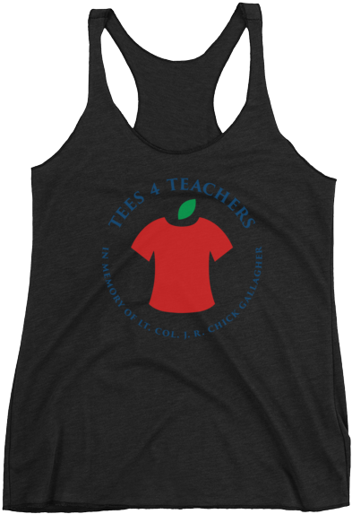 Tees 4 Teachers Launch Edition Women's Racerback Tank - Shirt (600x600), Png Download