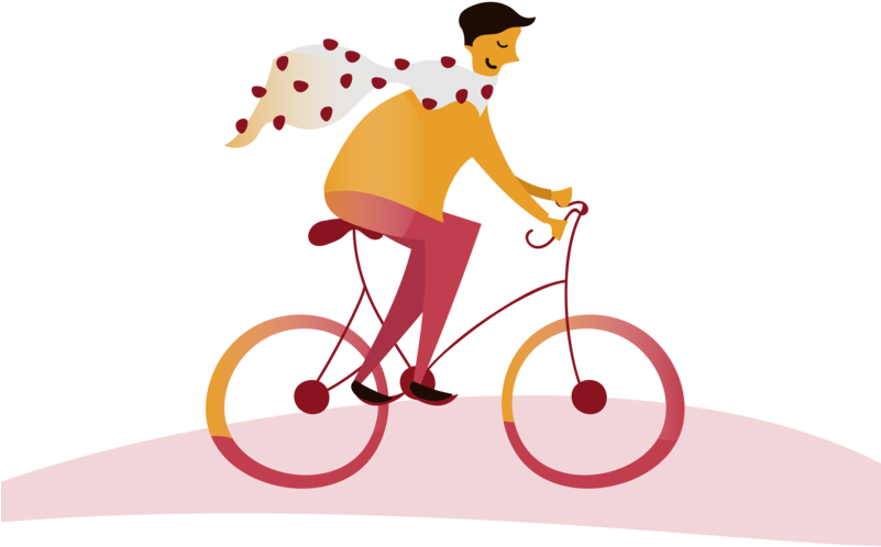 Bike Rider - Road Bicycle (800x600), Png Download