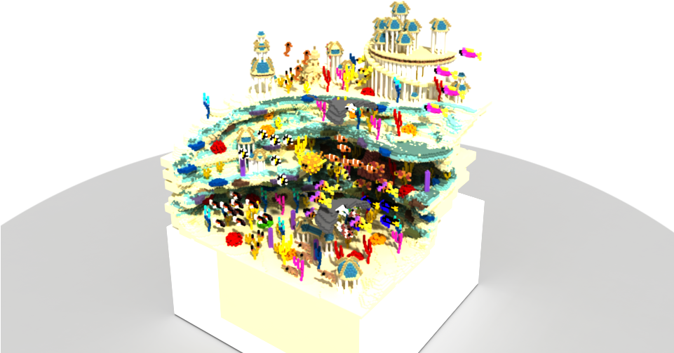 A Few Minecraft Builds, Some Are Rendered - Birthday Cake (960x800), Png Download