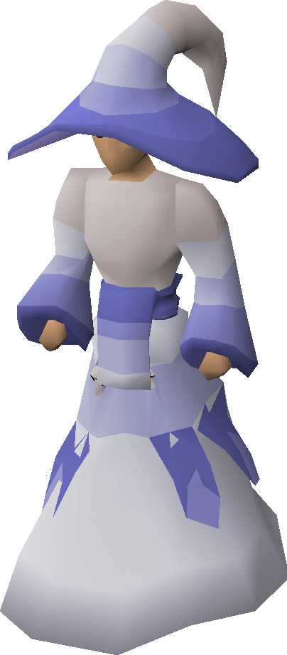 Decorative Magic Hat - Osrs Robes (404x921), Png Download