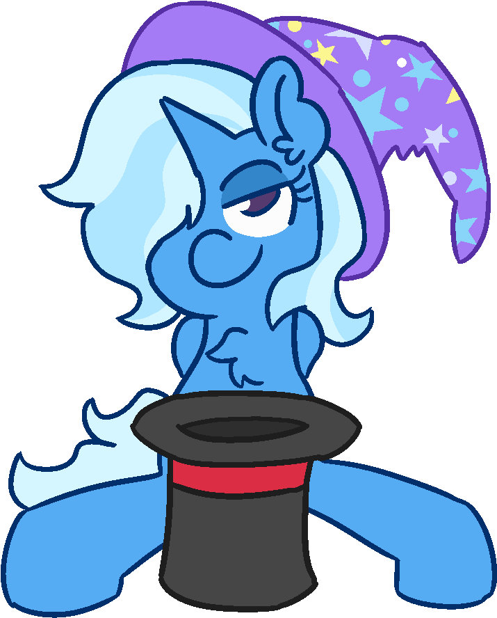 Threetwotwo32232, Female, Looking At You, Magic Hat, - Cartoon (750x900), Png Download