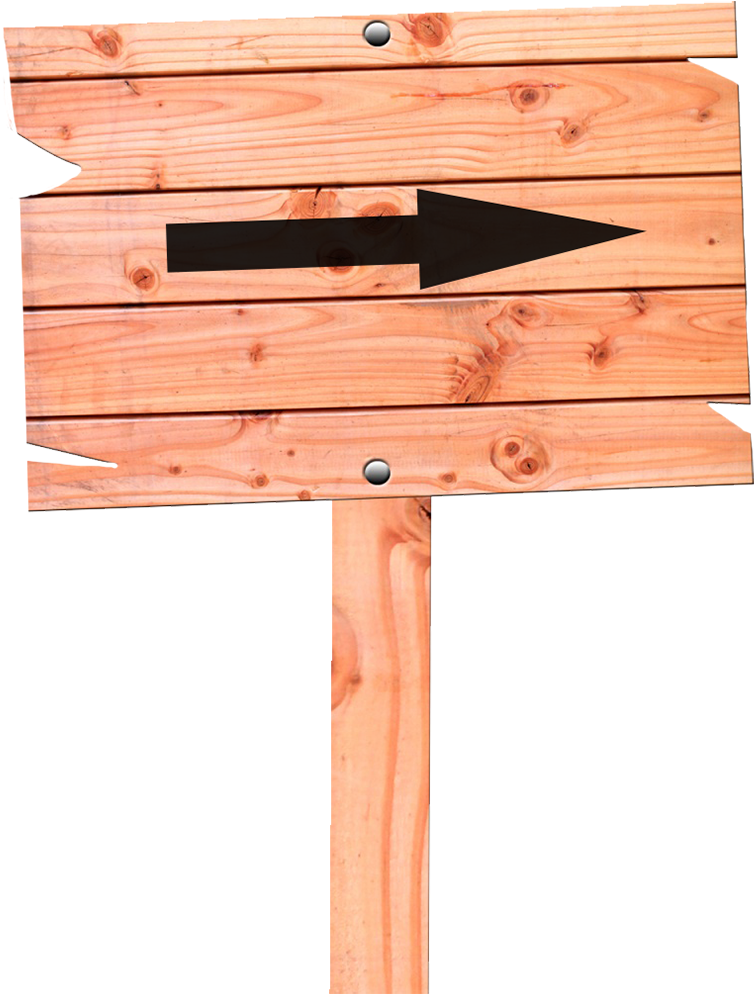 Wood Sign Red Arrow Png - Plank (842x1122), Png Download