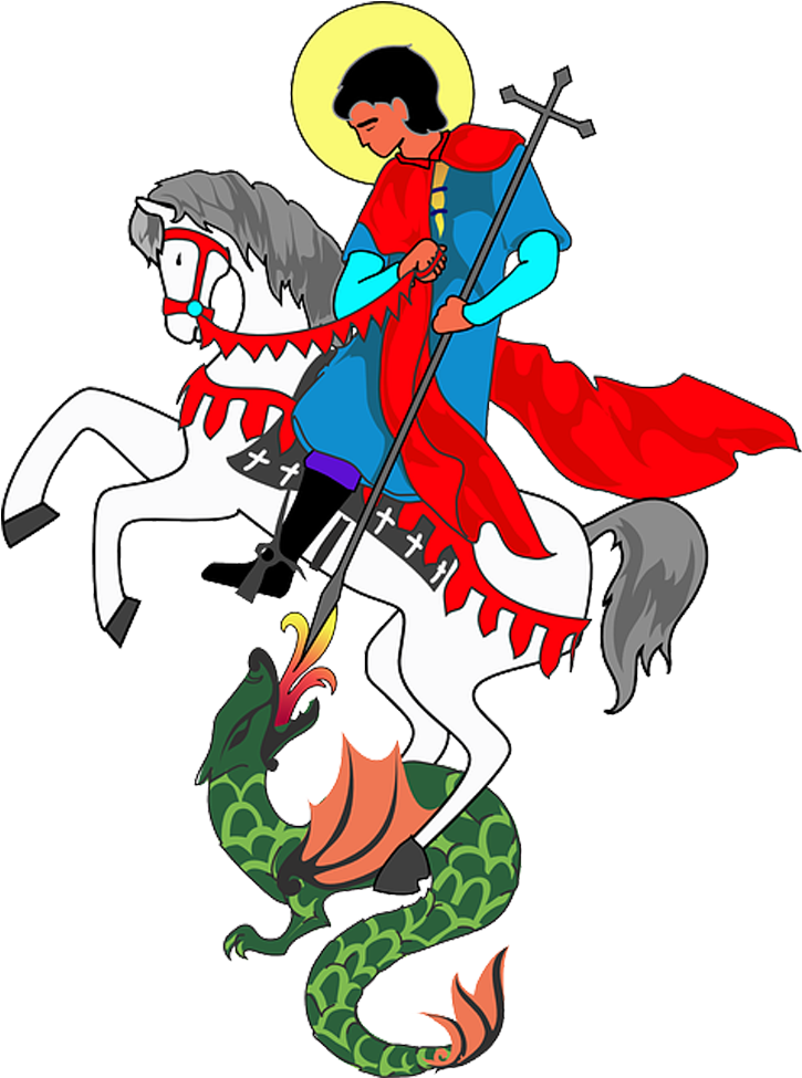 São Jorge Em Png - Saint George Clip Art (768x1024), Png Download