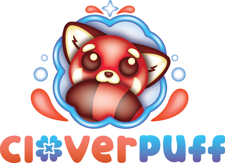 Cloverpuff Logo - Cartoon (744x540), Png Download