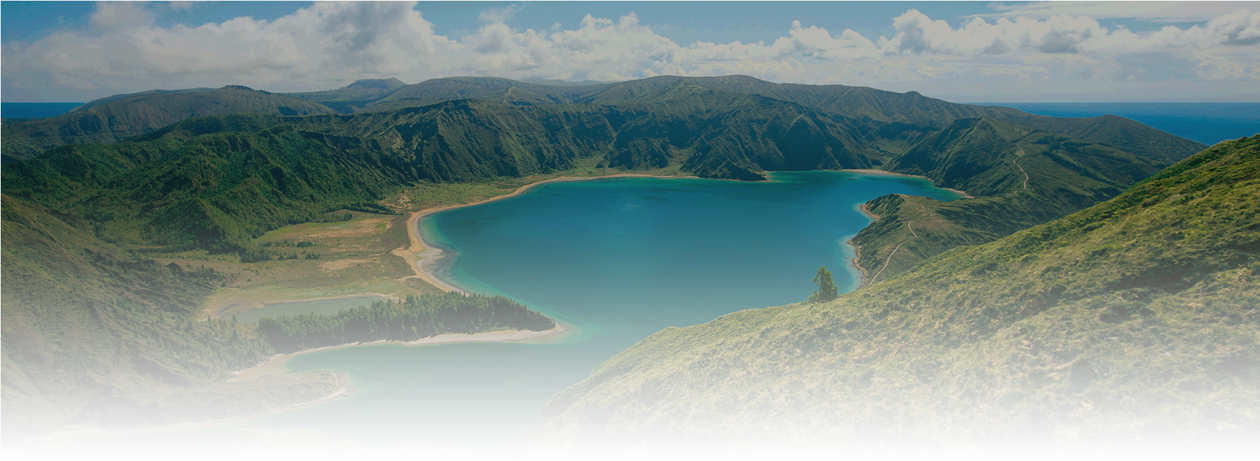 Lagoa Do Fogo (1800x750), Png Download