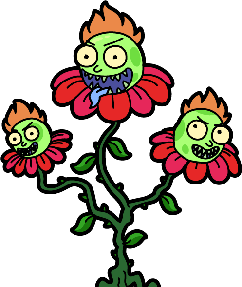 Seedling Morty - Pocket Mortys Plant Morty (516x650), Png Download