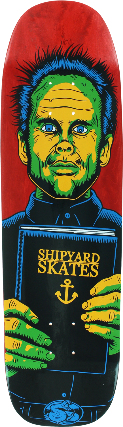 Image Of Shipyard Skates "preacher" Deck - Skateboard Deck (1500x1500), Png Download