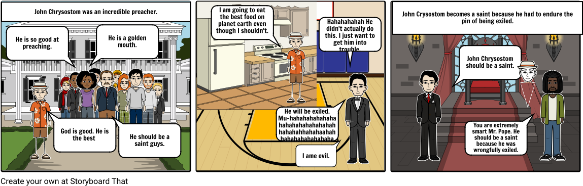 John Chrysostom Was An Incredible Preacher - Cartoon (1164x385), Png Download